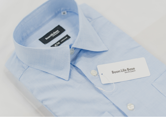 完成したシャツ