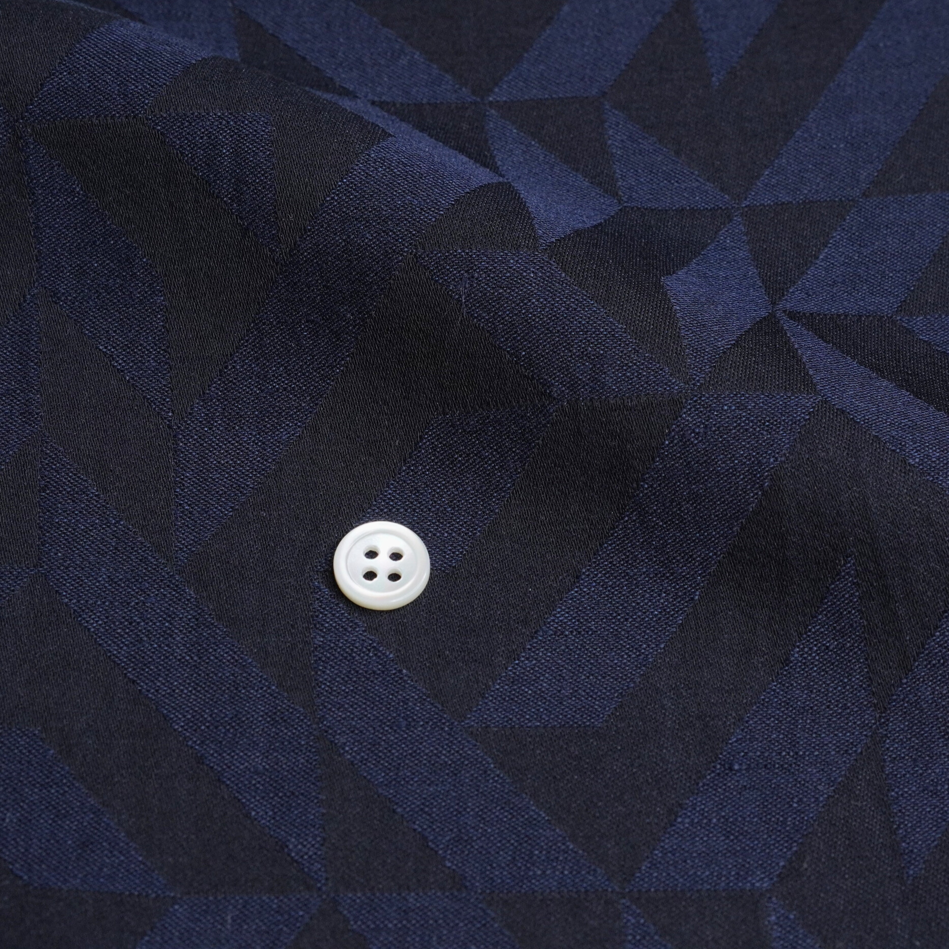 60綿麻混/ネイビー/SN0048D