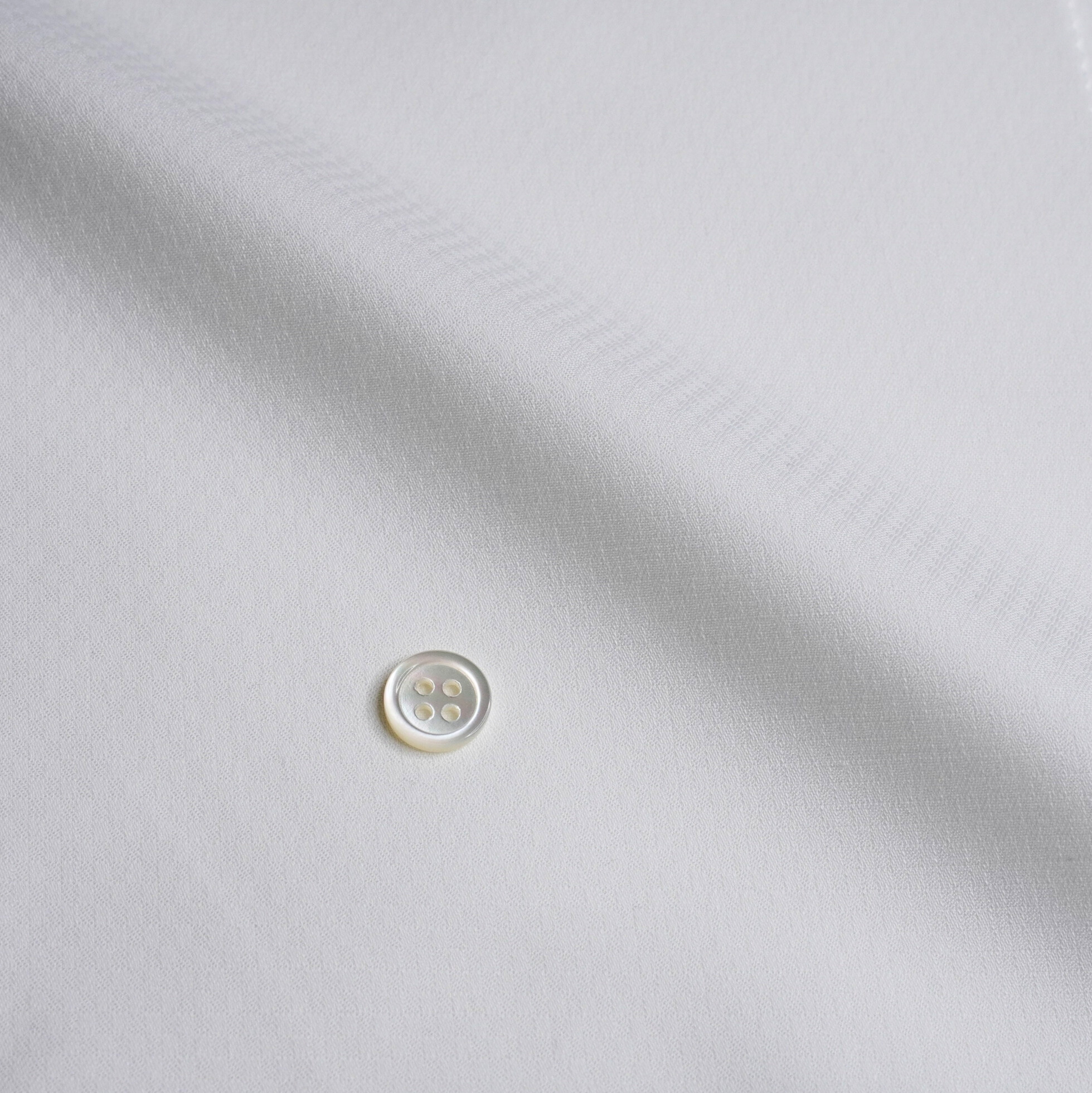 綿ポリ　ドビー/ホワイト/SN0013