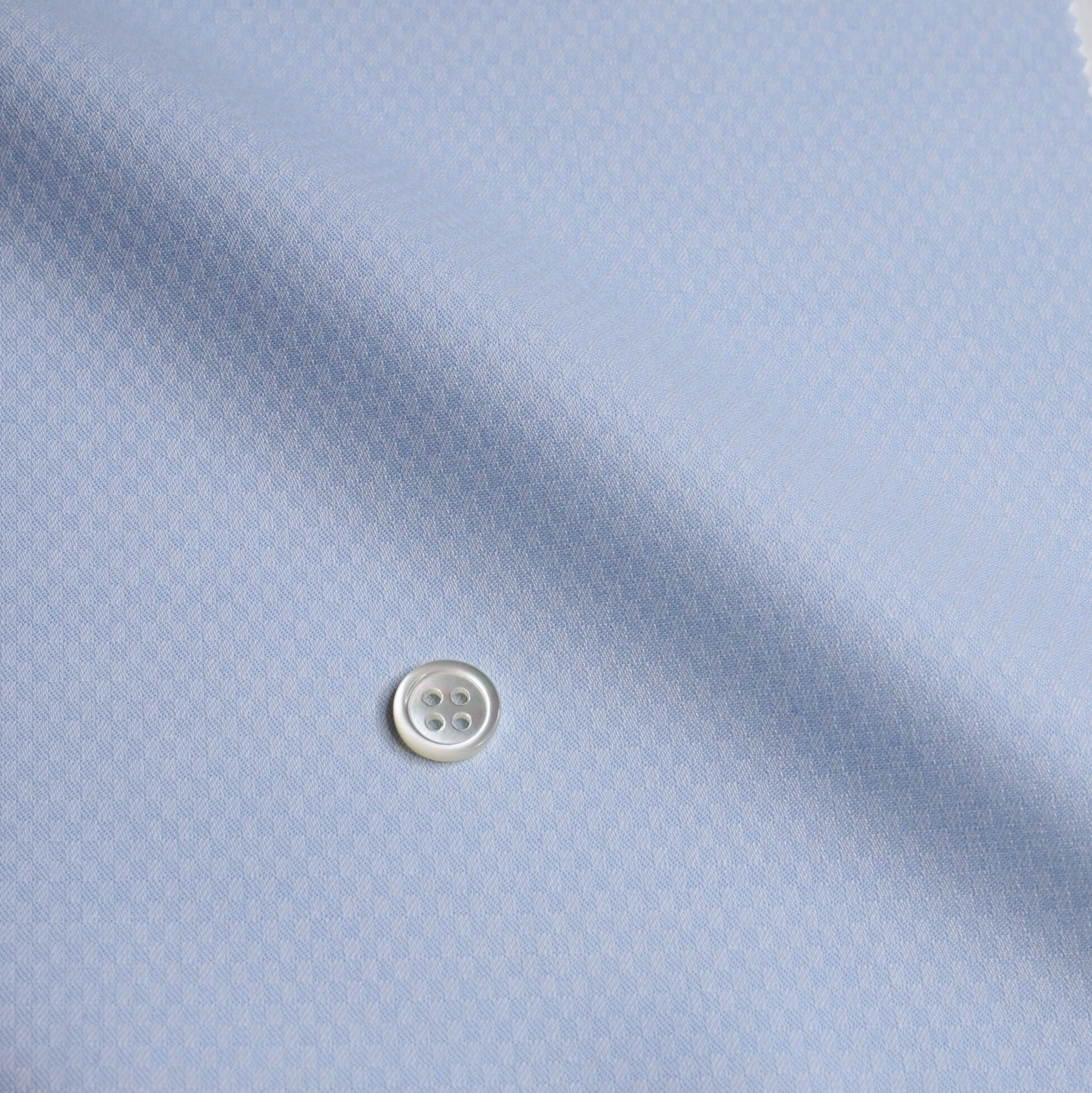 綿ポリ　ドビー/ブルー/SN0013